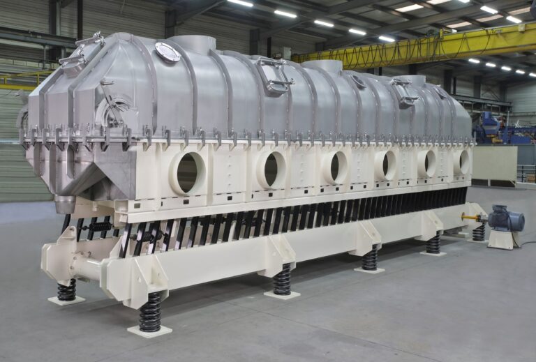 COMESSA - Lit fluidisé vibré sécheur riz / Vibrating fluid bed dryer for rice