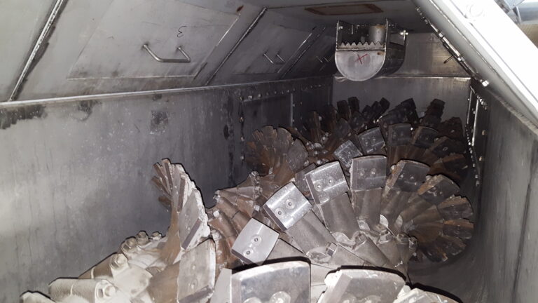 Granulateur à palettes - internes