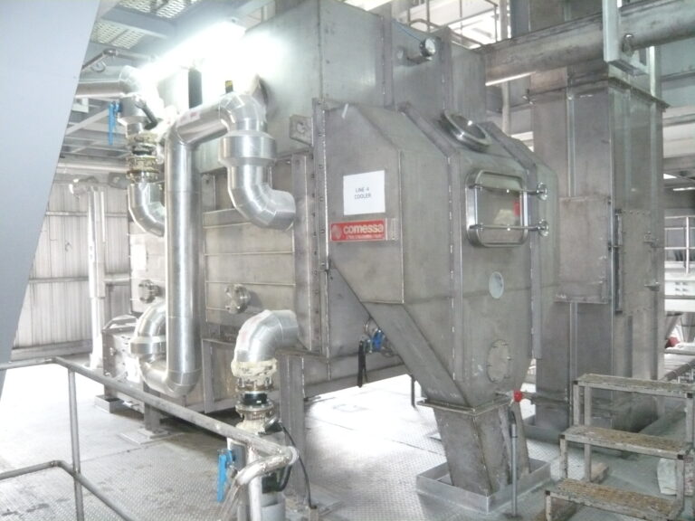 Lit fluidisé refroidisseur de sucre