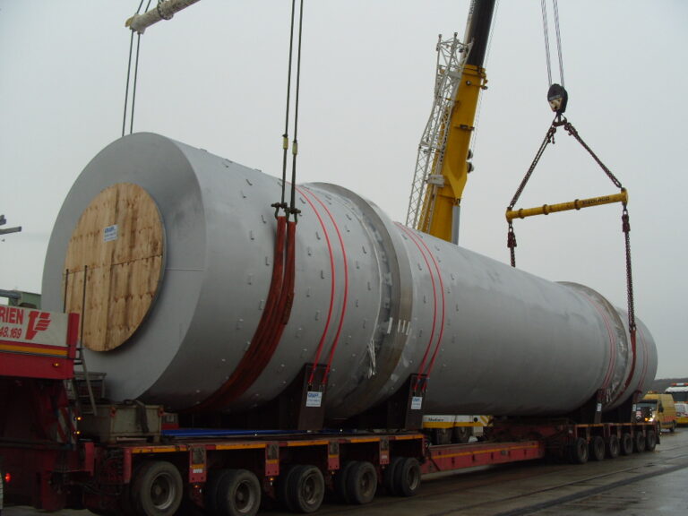 Tube rotatif sécheur engrais