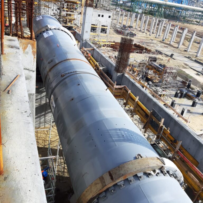 Tube rotatif sécheur engrais