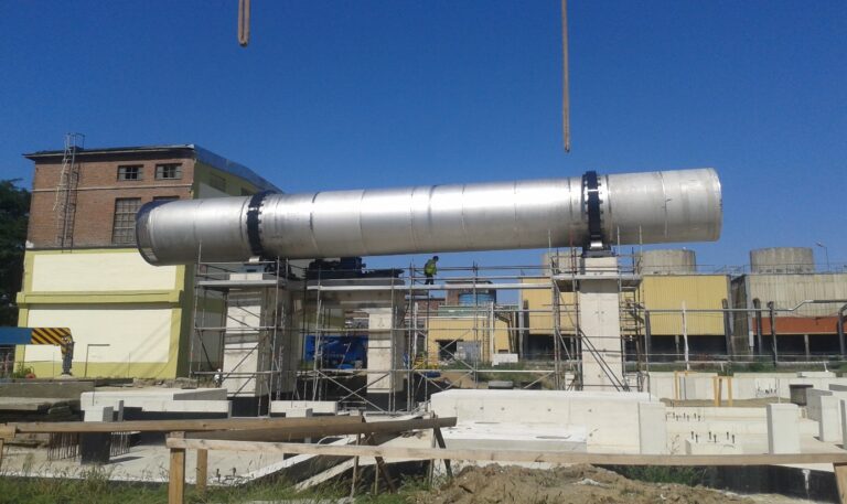 Tube rotatif sécheur engrais ANC