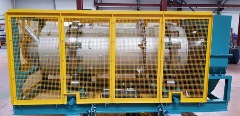 Tube rotatif sécheur pilote