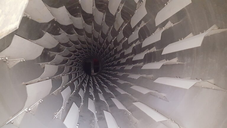 Tube rotatif sécheur_Internes