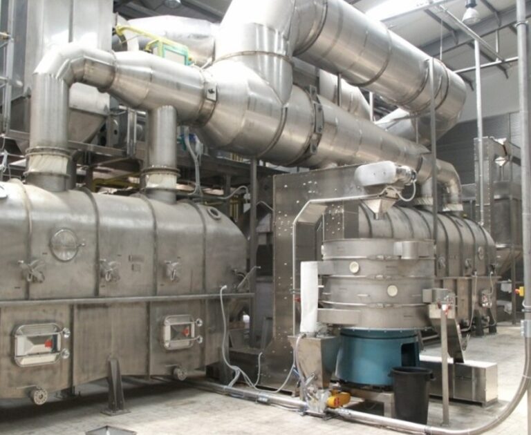 COMESSA - Lit fluidisé statique sécheur de graines sésame  / Static fluid bed dryer for sesame seeds