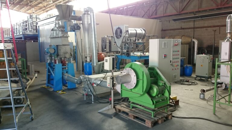 Laboratoire d'essais Lit Fluidisé Vibré + Batteries électriques