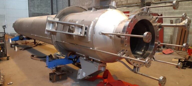 COMESSA - Lit fluidisé Haute Température en atelier / High-temperature fluid bed in workshop