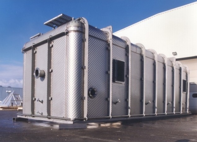 COMESSA - Lit fluidisé sécheur à échangeurs_PVC / Static fluid bed dryer with exchangers_PVC