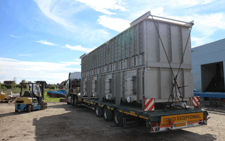 COMESSA -Lit fluidisé statique à échangeurs sur camion / Static Fluidized Bed- with immersed heat exchangers on truck
