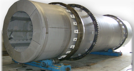 COMESSA - Tube rotatif refroidisseur pour cacao / Rotary tube dryer for cocoa