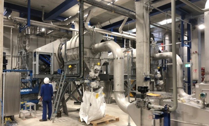 COMESSA - Tube sécheur pour alimentation animale / Rotary tube dryer for pet Food