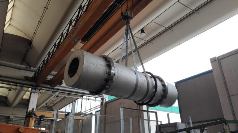 Rotary tube dryer for tomatoes pomace (shell)