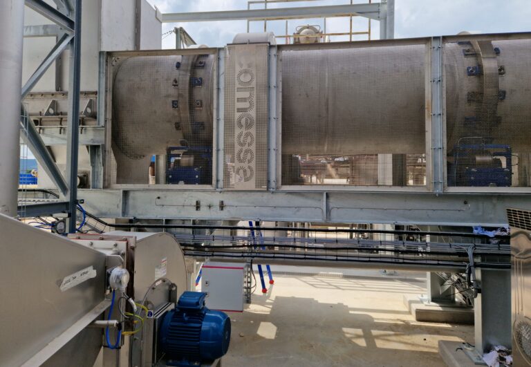 COMESSA - Tube sécheur pour marc de tomates / Rotary tube dryer for tomatoes pomace