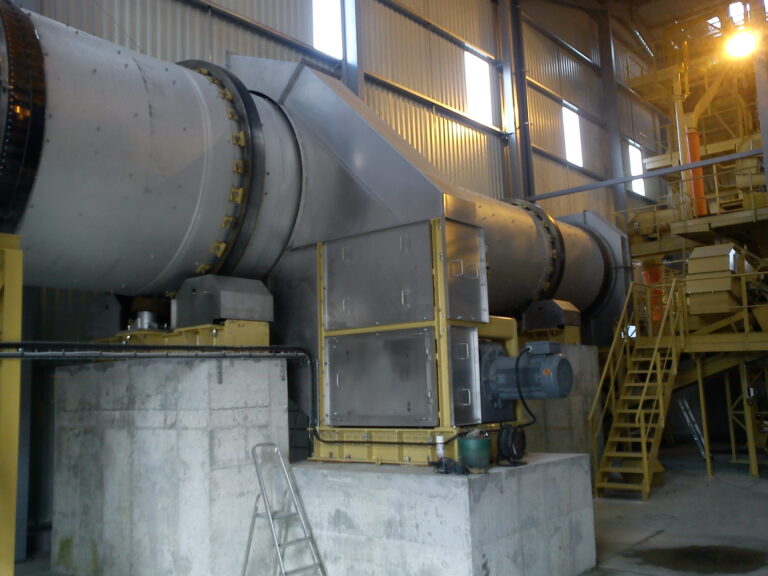 COMESSA - Tube rotatif sécheur_calcin / Rotary tube dryer_Glass cullet