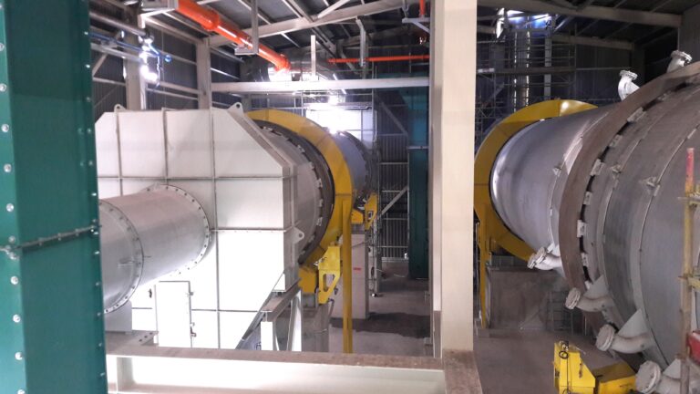COMESSA - Tube rotatif sécheur pour DCP / Rotary tube dryer for DCP
