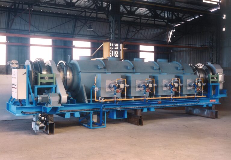 Indirect rotary tube for recycled catalysts