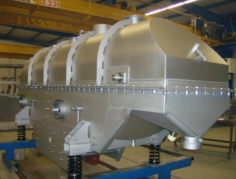 Lit fluidisé vibré