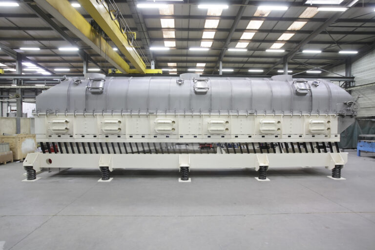 Lit fluidisé vibré