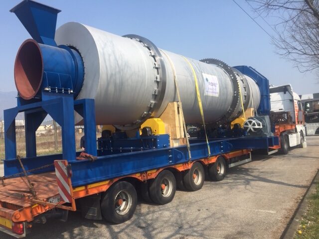 Tube sécheur sur camion